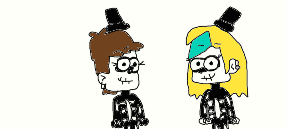 Luna and Sam skeletons by Simpsonsfanatic33 on DeviantArt