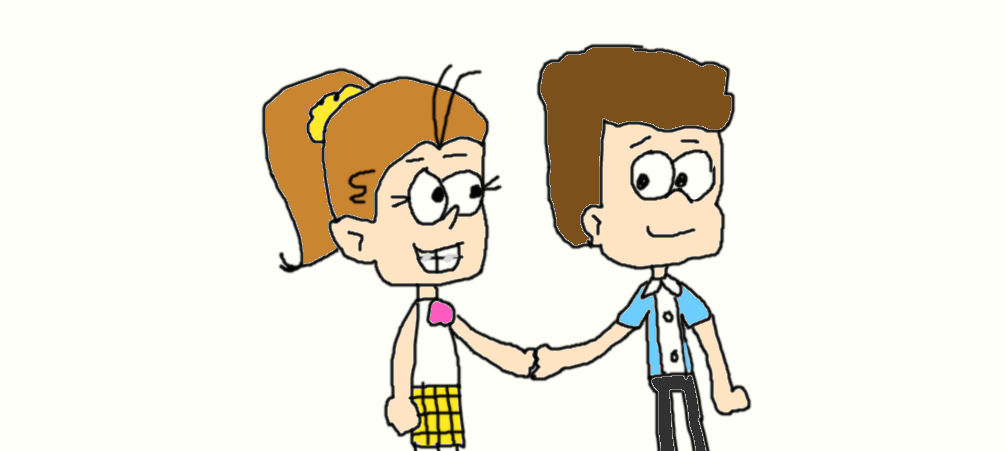Luan and Benny holding hands by Simpsonsfanatic33 on DeviantArt