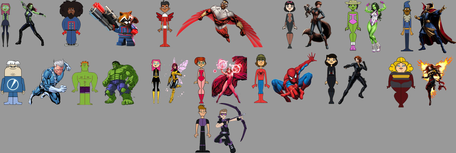 Total Drama Halloween 3rd Gen Comparisons by JIMBOYKELLY on DeviantArt