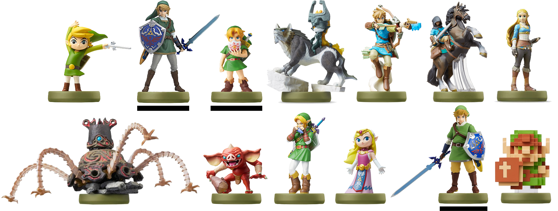 all the legend of zelda amiibos
