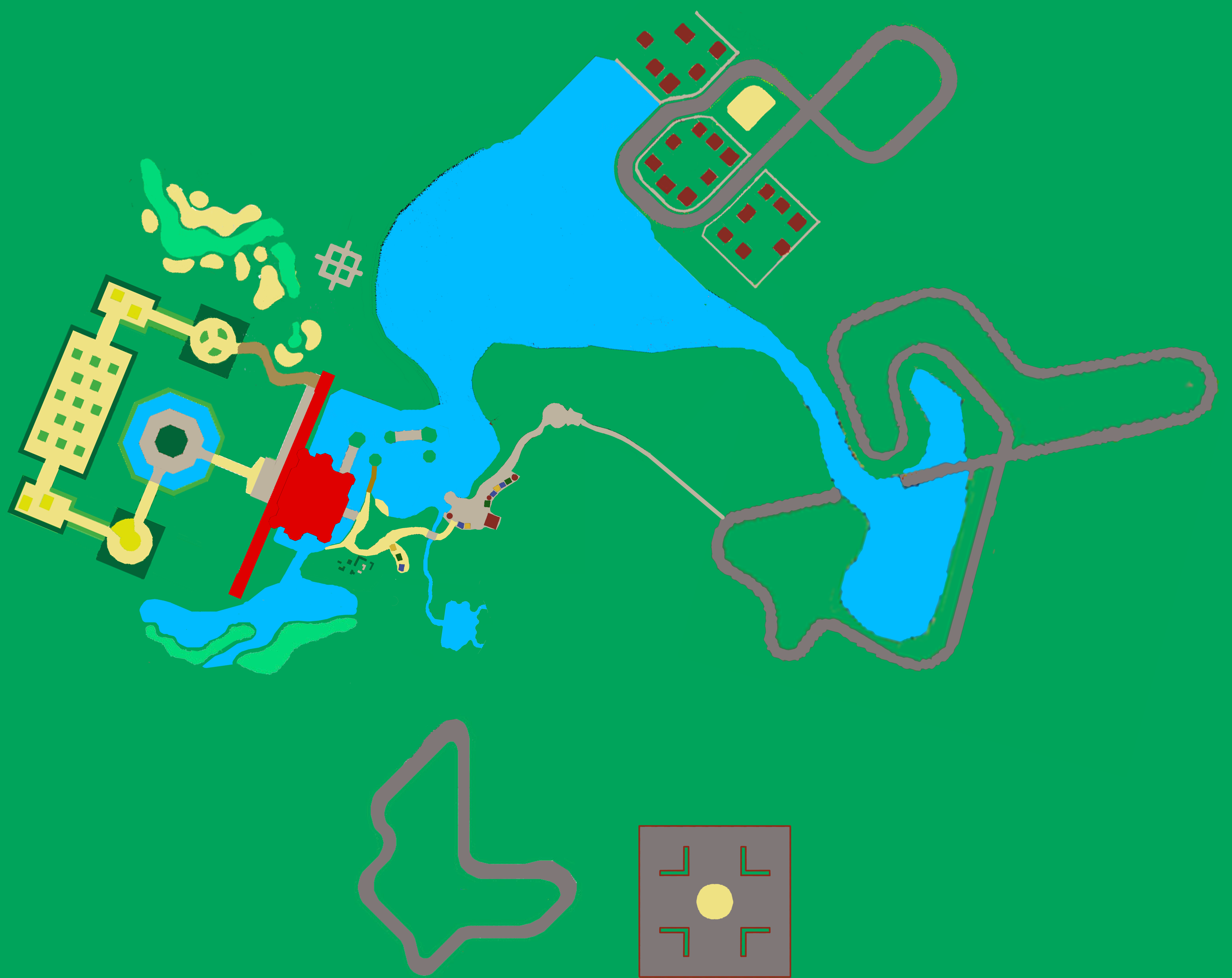 Ultimate Mushroom Kingdom Map Part 2 Peach Castle by JIMBOYKELLY on