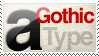 Stamp: Gothic by typoholics