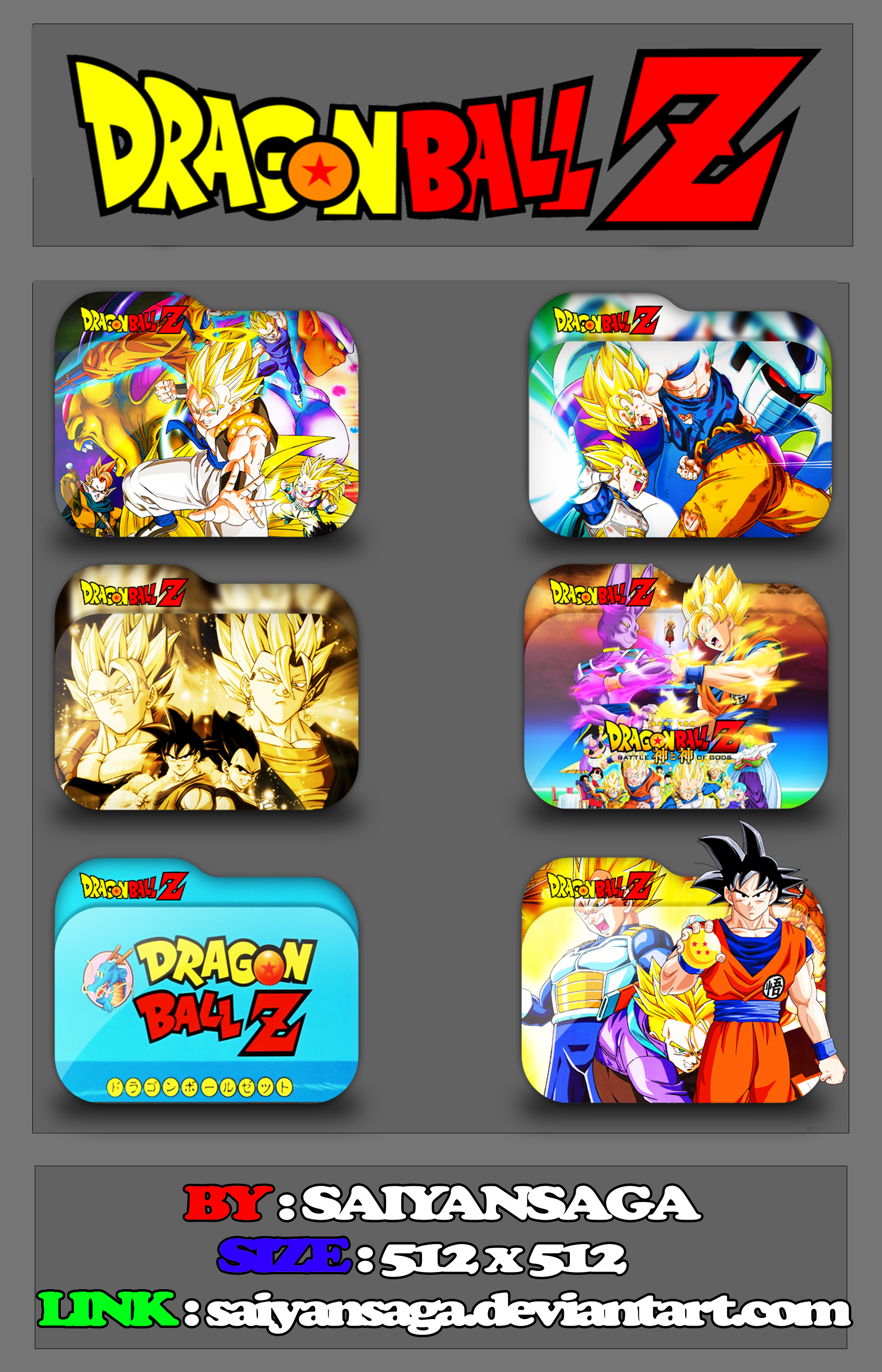 Dragon Ball Z Cell Saga Arc 4 Folder Icon by ShaolongSan on DeviantArt