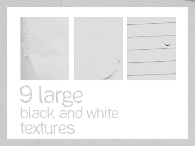 9 large black-white textures