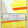 7 large paper textures