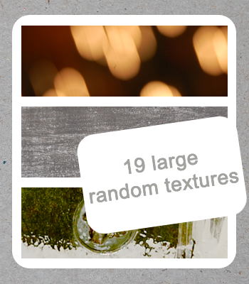 19 large random textures