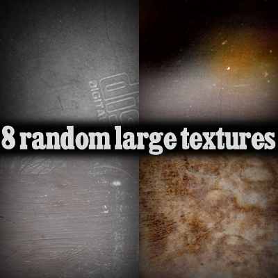 8 random large textures