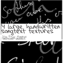 4handwritten songtext textures