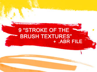 stroke of the brush textures