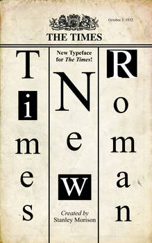 Typography Front Poster