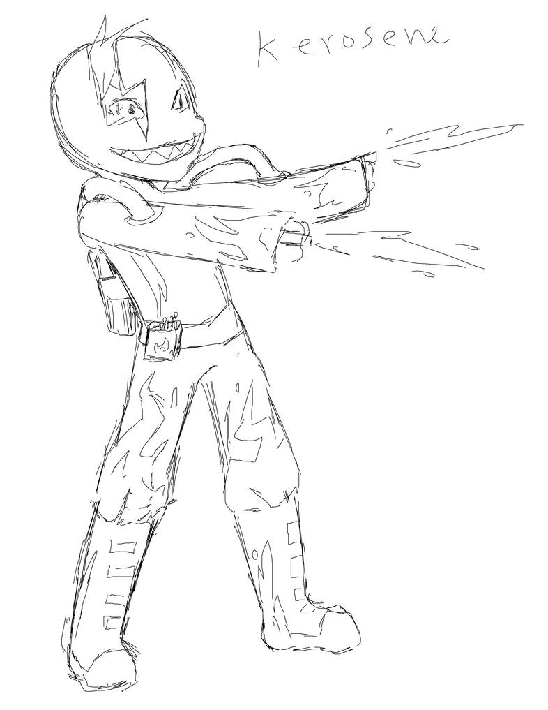 Character Design For Kerosene by Caffinated-Pinecone on DeviantArt