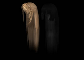 Custom Long Hairstyles for Naotora and Sarah