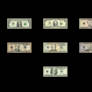 United States Dollar Bills for XNALara/XPS