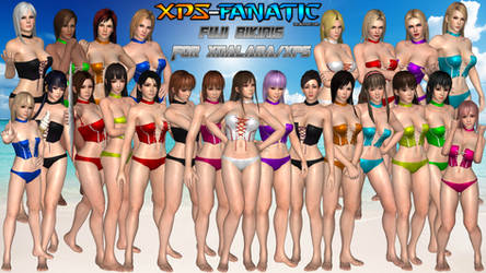 DOA5LR - Fuji Bikinis for XNALara/XPS