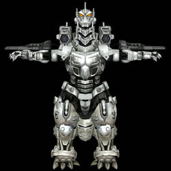 Kiryu (Mechagodzilla 3) for XNALara/XPS