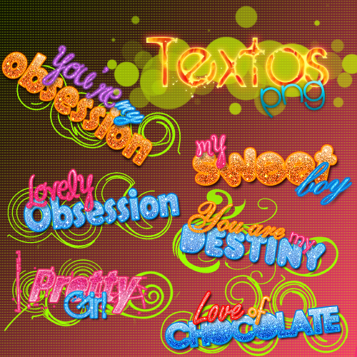 textos png