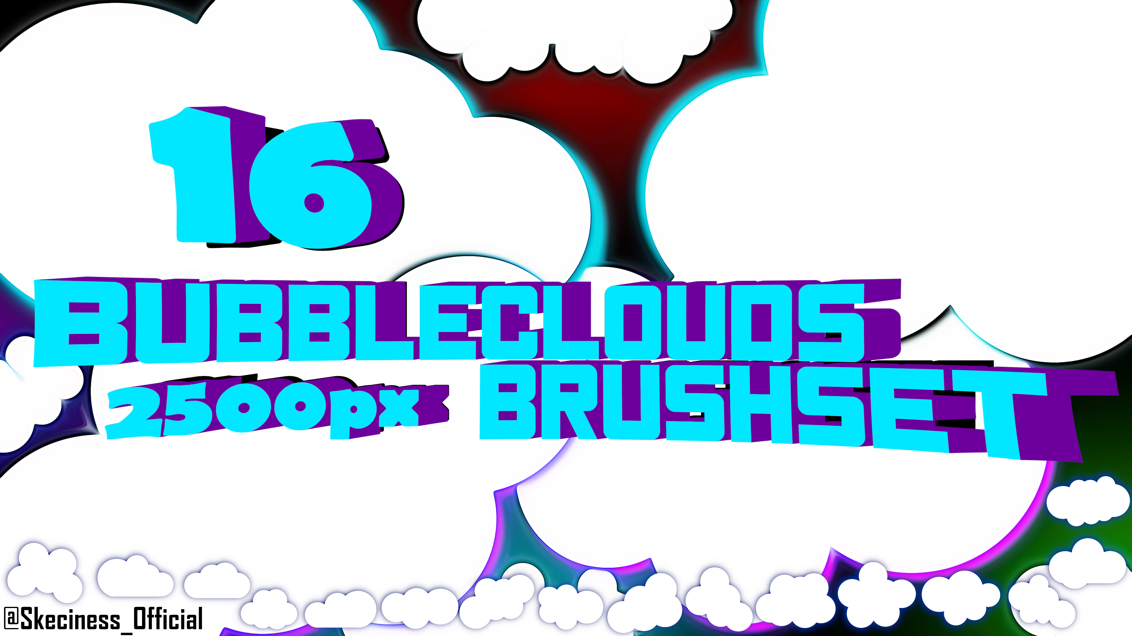 Bubble Cloud Brush Set by Skeciness on DeviantArt