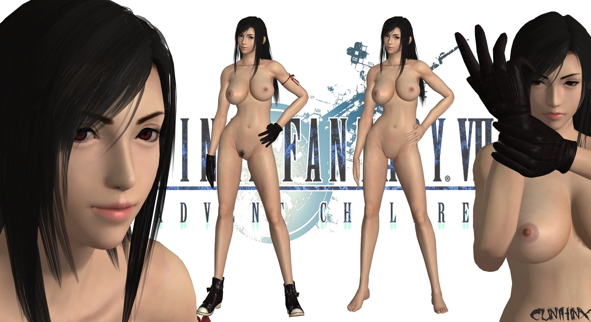 Tifa (Final Fantasy VII AC) Nude Mod For XPS by cunihinx on DeviantArt