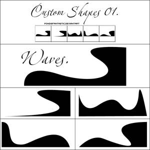 Custom Shapes O1. Waves.