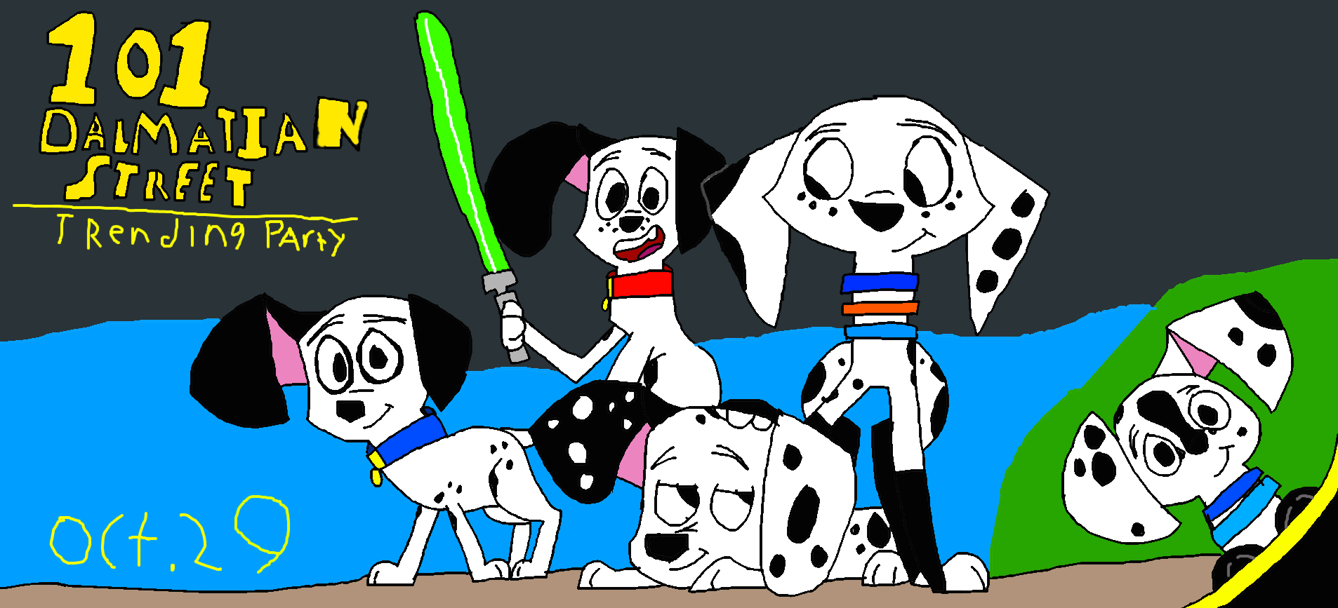 101 Dalmatian Street Trending party by LewisDearly2022 on DeviantArt