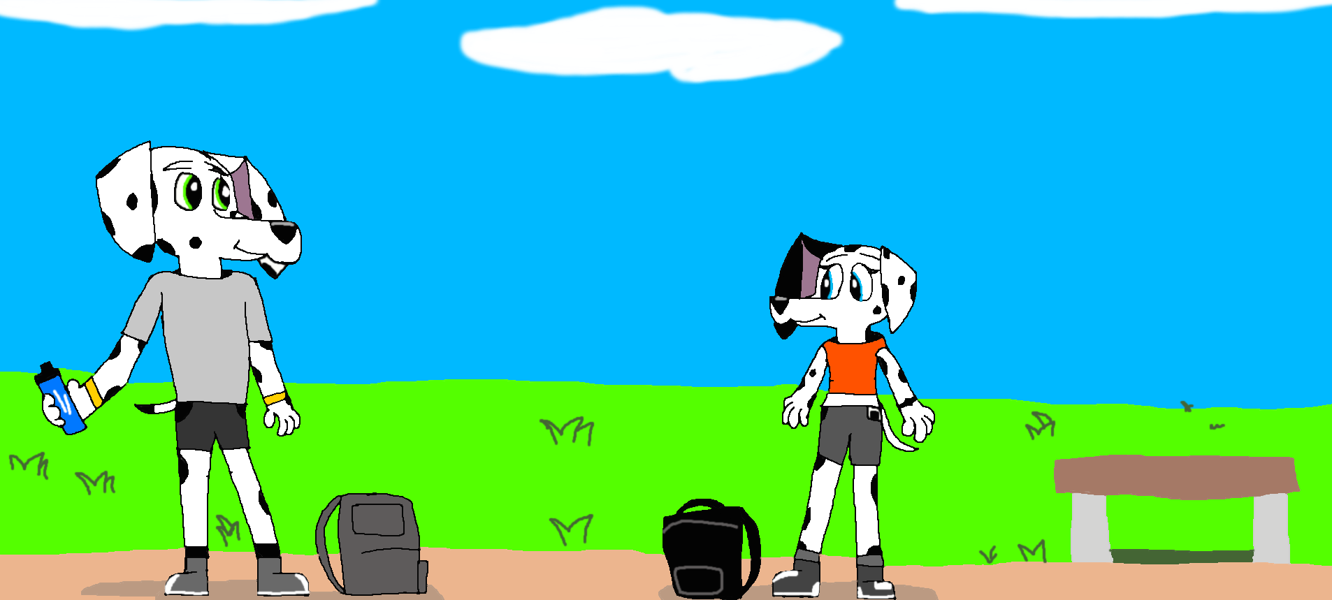 Jog at the park by LewisDearly2022 on DeviantArt