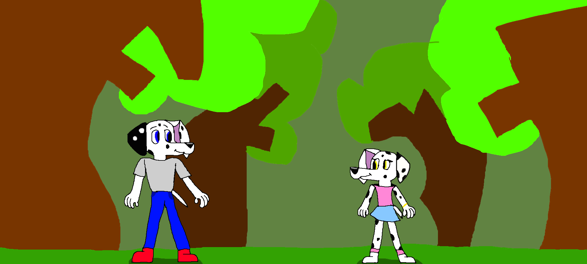 a walk through the woods by LewisDearly2022 on DeviantArt