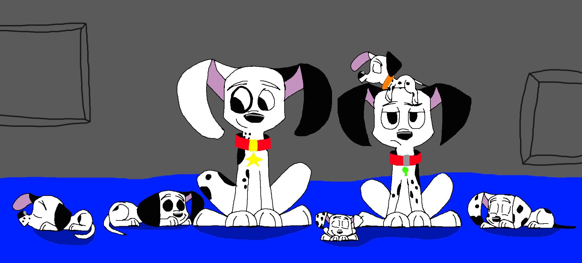 Pups to sleep by LewisDearly2022 on DeviantArt