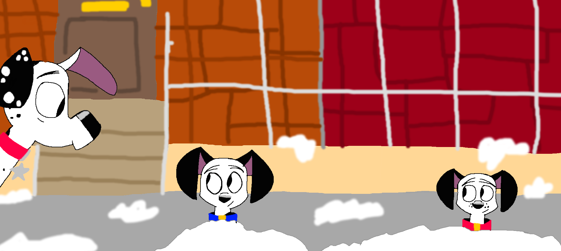 In the snow pile by LewisDearly2022 on DeviantArt