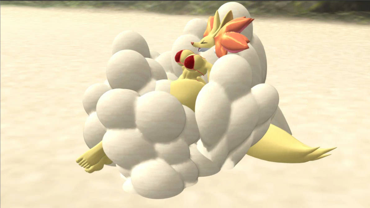 [MMD Animation] Delphox Swallowed by the Beach by Wrapped-Mongoose on ...