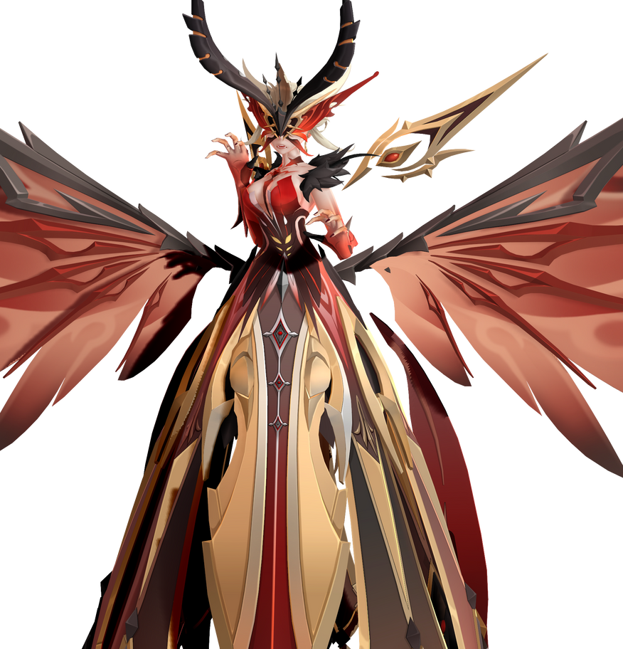 mmd Crimson Witch Of Flames DL by MaxiinR on DeviantArt
