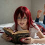Rias Gremory Reading Time - Relaxed Bare Soles