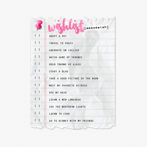 Wishlist Template By L agallerrie by l agallerrie on DeviantArt
