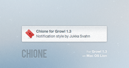 Chione for Growl by Gocom