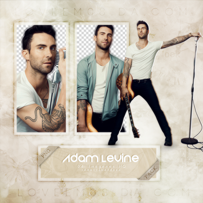 ADAM LEVINE PNG Pack# 6