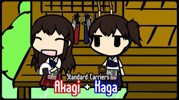 [Kancolle] Akagi + Kaga (Create.swf Chars.)