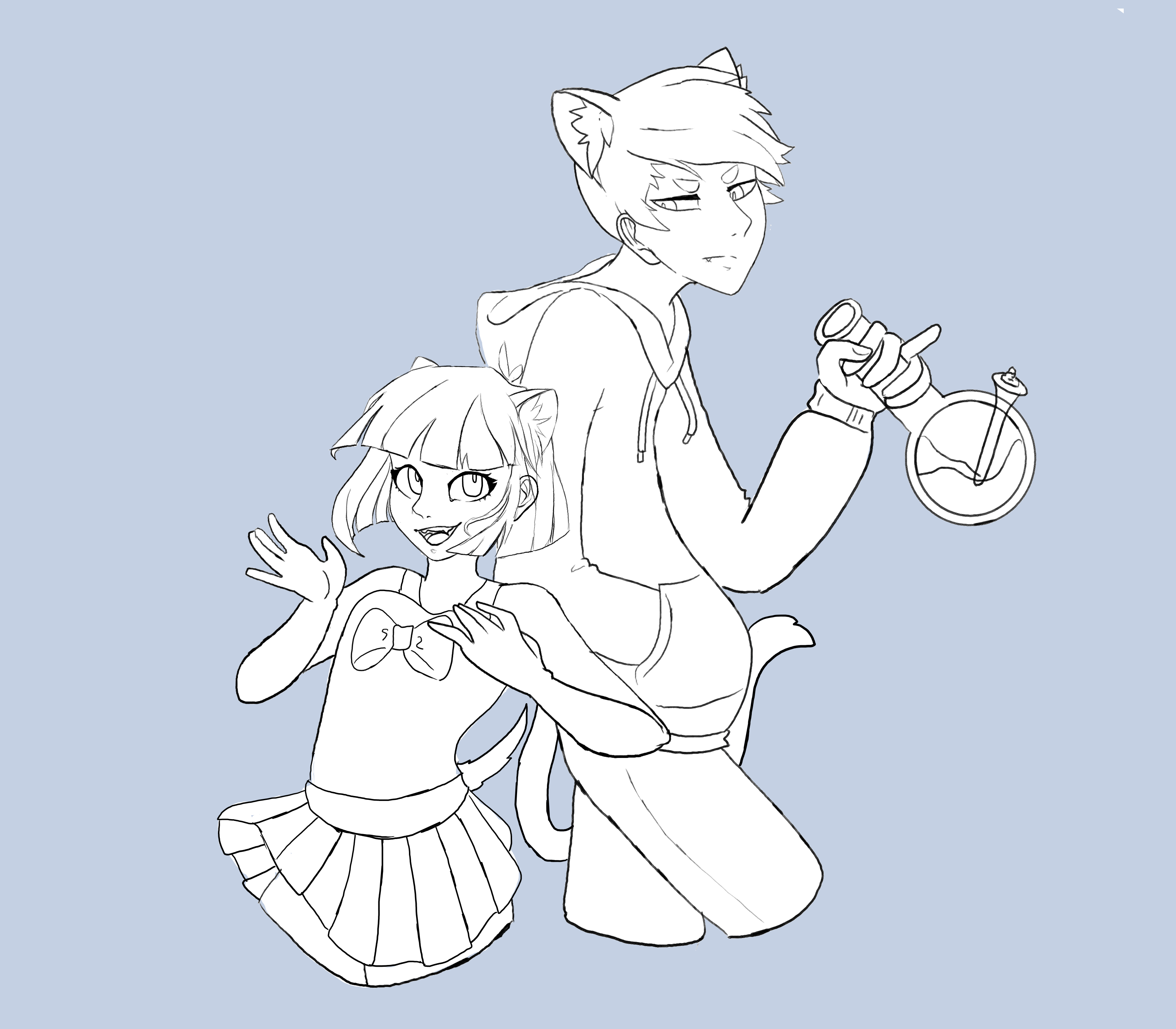 Neko Base F2U Bong by Wisdomcatourus on DeviantArt