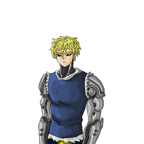 One Punch Man Genos Pixelart Animation By Maxorcreaciones On
