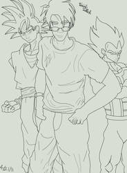 DBZ Line Art