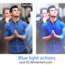 Light blue photoshop Actions