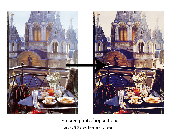 vintage photoshop actions