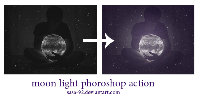 moon light phoroshop action