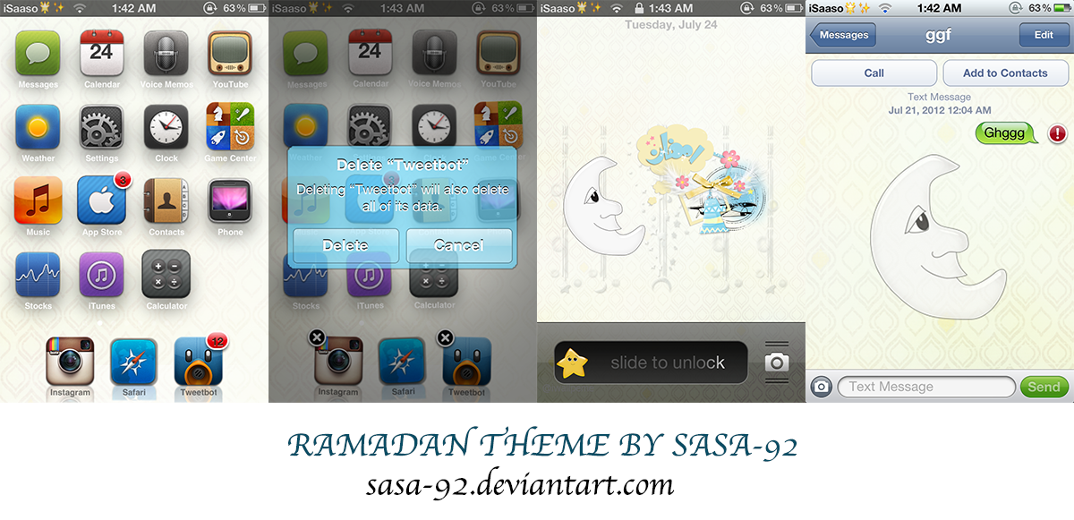 Ramadan iphone theme