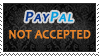 PAYPAL NotAccepted