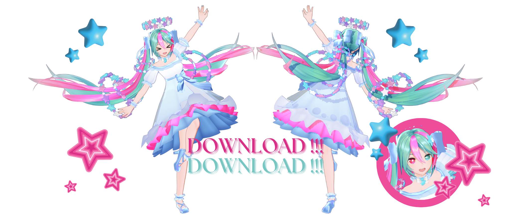 [MMD|DL] YYB Star Candy Miku DOWNLOAD !!! by TheCrystalGeodee on DeviantArt