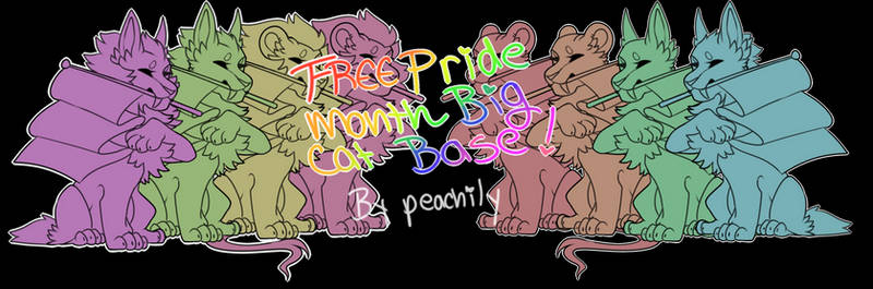 FREE pride Month lion bases !