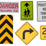 Pre-cut Common Signs 002