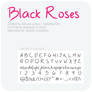 Black Roses - Font