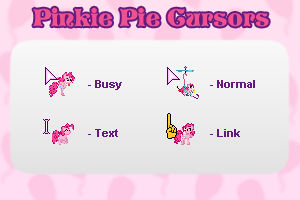 Animated Pinkie Pie Cursors by KycKyc on DeviantArt