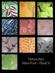 Texture Pack- Retro Floral III by rockgem