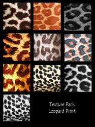 Texture Pack- Leopard Print
